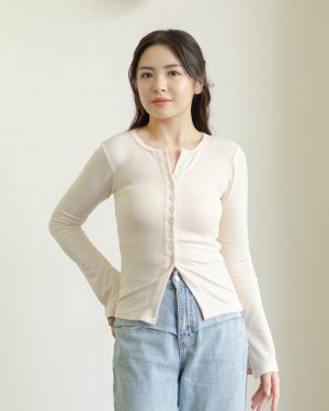 Cecilia Top Atasan Wanita Lengan Panjang Korean Style