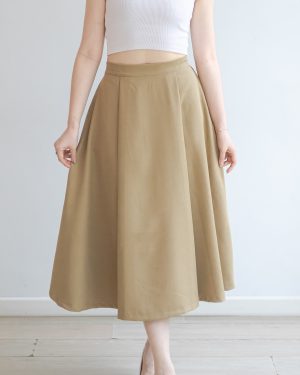 Eunmi Skirt Rok Midi Wanita Korean Style