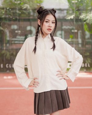 | Bloom & Breeze | Lucetta Shirt Wanita Kekinian Korean Style