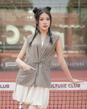 Bigjill Catalina Outer Serut Wanita Kekinian Korean Style