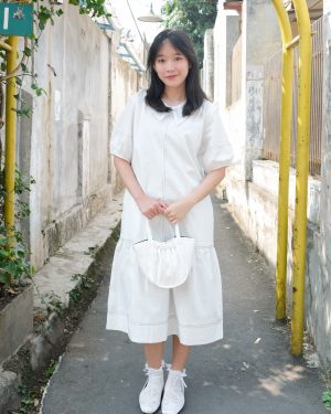 Bigjill Roweena Collar Dress - Dress Wanita