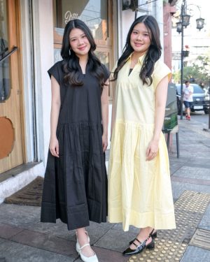 Bigjill Beybila Collar Dress - Dress Wanita